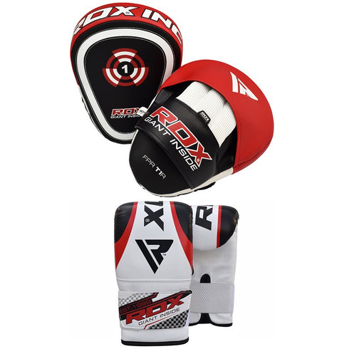 RDX BOXING PADS WITH BAG GLOVES-1